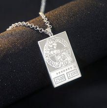 Load image into Gallery viewer, Silver/ Gold Dark Magician Pendant & Chain