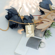Load image into Gallery viewer, Gold/ Silver Harpie Lady Pendant & Chain