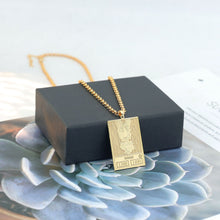 Load image into Gallery viewer, Gold/ Silver Harpie Lady Pendant & Chain