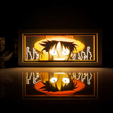 Load image into Gallery viewer, One Piece Handmade Anime Light Box
