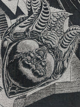 Load image into Gallery viewer, Berserk God Hand woven tapestry blanket artwork and weave detail 4