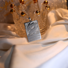 Load image into Gallery viewer, Silver/ Gold Blue-Eyes White Dragon Pendant & Chain