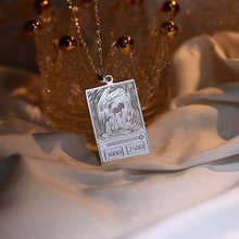 Load image into Gallery viewer, Silver/ Gold Blue-Eyes White Dragon Pendant & Chain