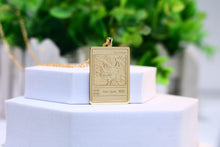 Load image into Gallery viewer, Gold/ Silver Charizard Pokemon Pendant & Chain