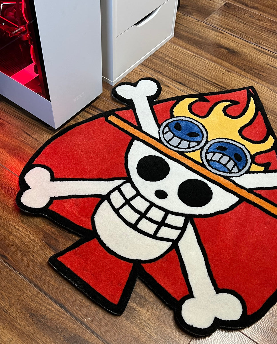 One Piece Ace Hand-Tufted Rug – Eyes of Akuma