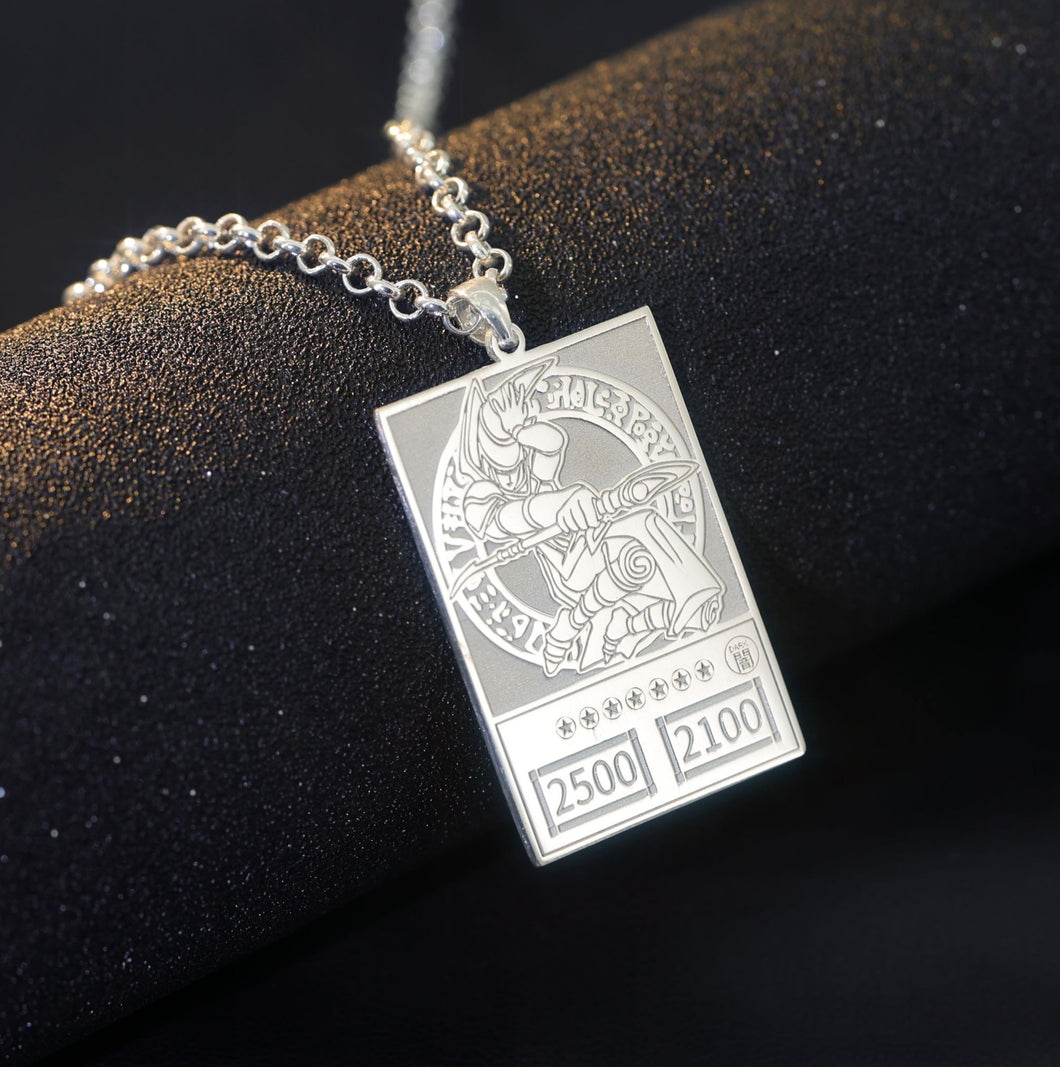 Silver/ Gold Dark Magician Pendant & Chain