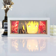 Load image into Gallery viewer, Spirited Away Handmade Anime Light Box
