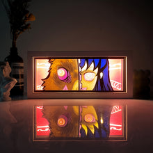Load image into Gallery viewer, Demon Slayer Handmade Anime Light Box
