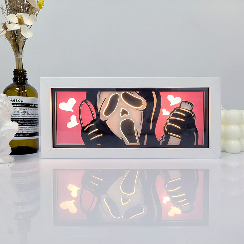Scream Handmade Horror Light Box – Eyes of Akuma