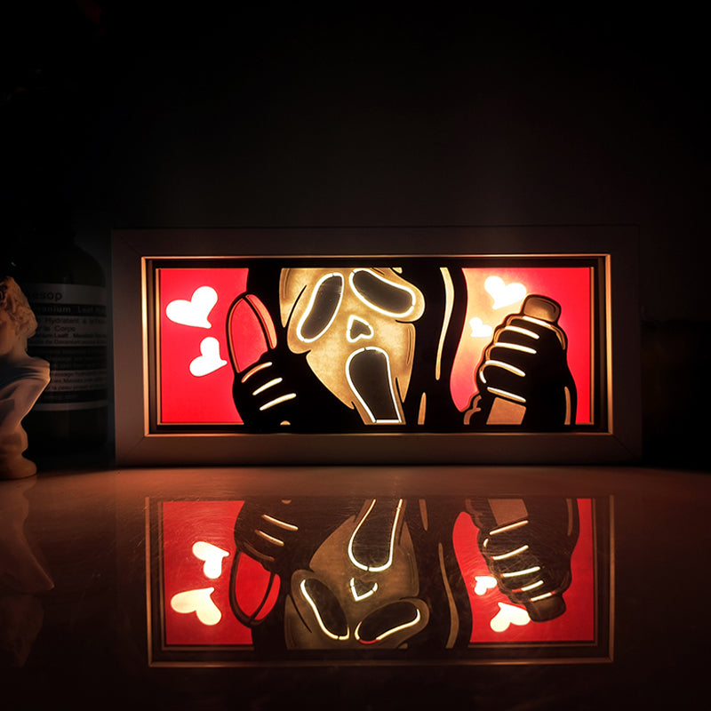 Scream Handmade Horror Light Box – Eyes of Akuma