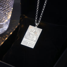 Load image into Gallery viewer, Silver/ Gold Dark Magician Pendant &amp; Chain
