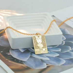 Gold/ Silver Harpie Lady Pendant & Chain