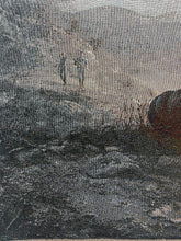 Load image into Gallery viewer, Fallout power armour woven cotton tapestry blanket detail
