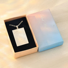 Load image into Gallery viewer, Silver Red Eyes Black Dragon pendant reverse in presentation box
