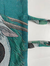 Load image into Gallery viewer, Spirited Away tote bag handles and woven seam detail
