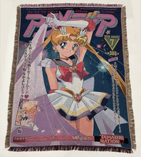 Load image into Gallery viewer, Sailor Moon Tapestry Blanket
