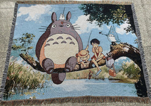 My Neighbor Totoro Tapestry Blanket