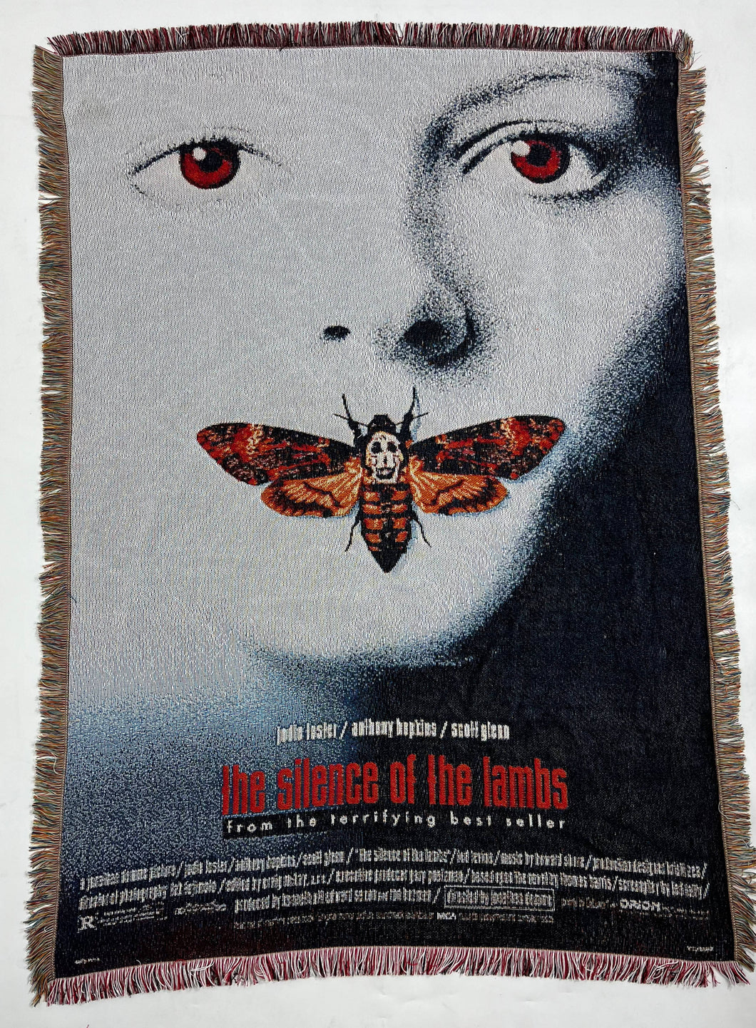 The Silence of the Lambs Tapestry Blanket