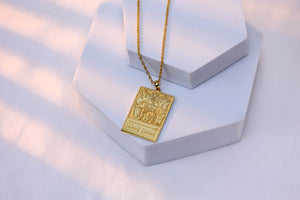 Silver/ Gold Obelisk the Tormentor Pendant & Chain