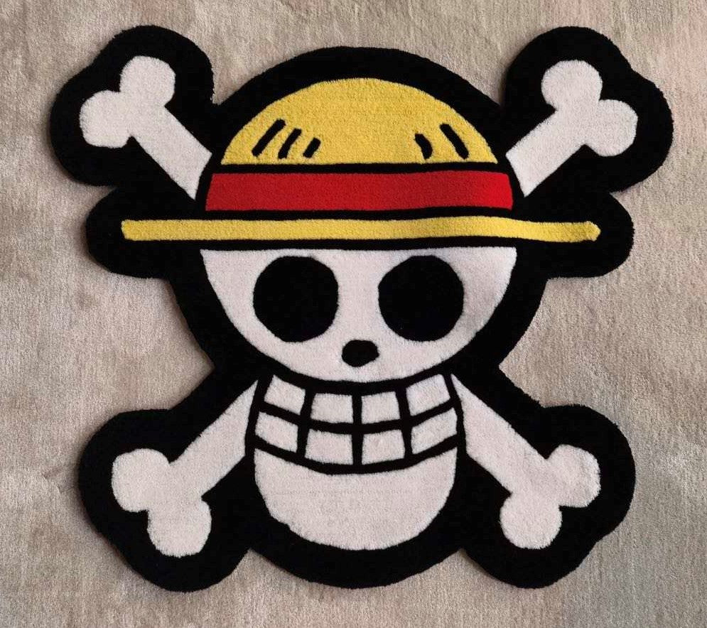 One Piece Luffy Hand-Tufted Rug