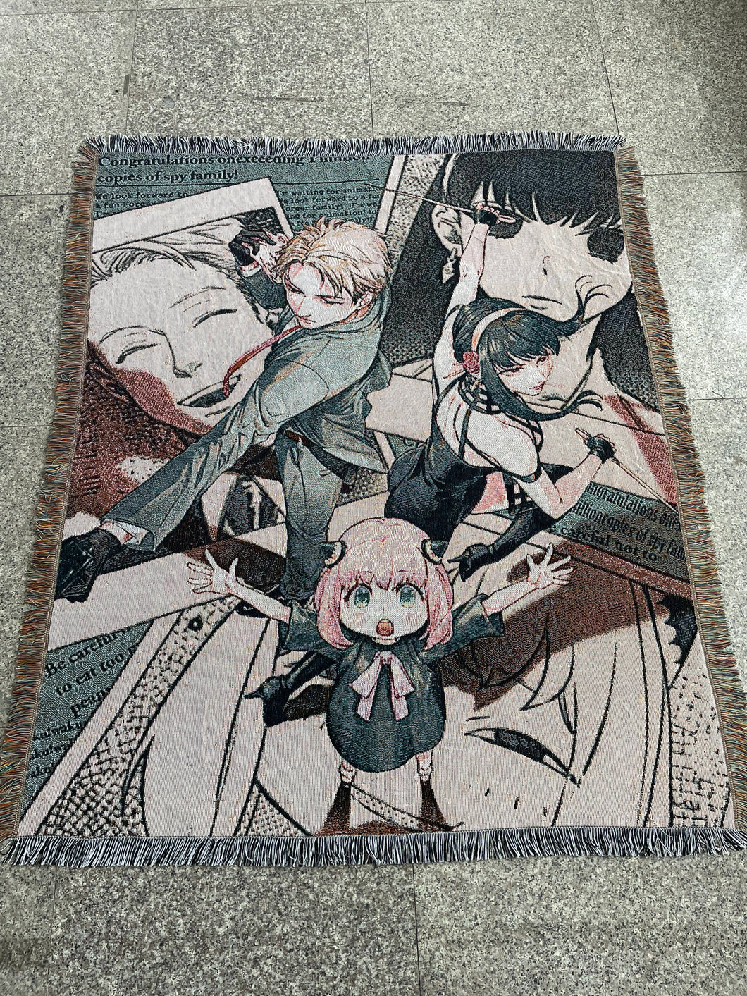 Spy x Family Tapestry Blanket