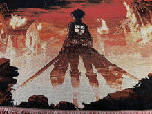 Load image into Gallery viewer, Attack on Titan Tapestry Blanket
