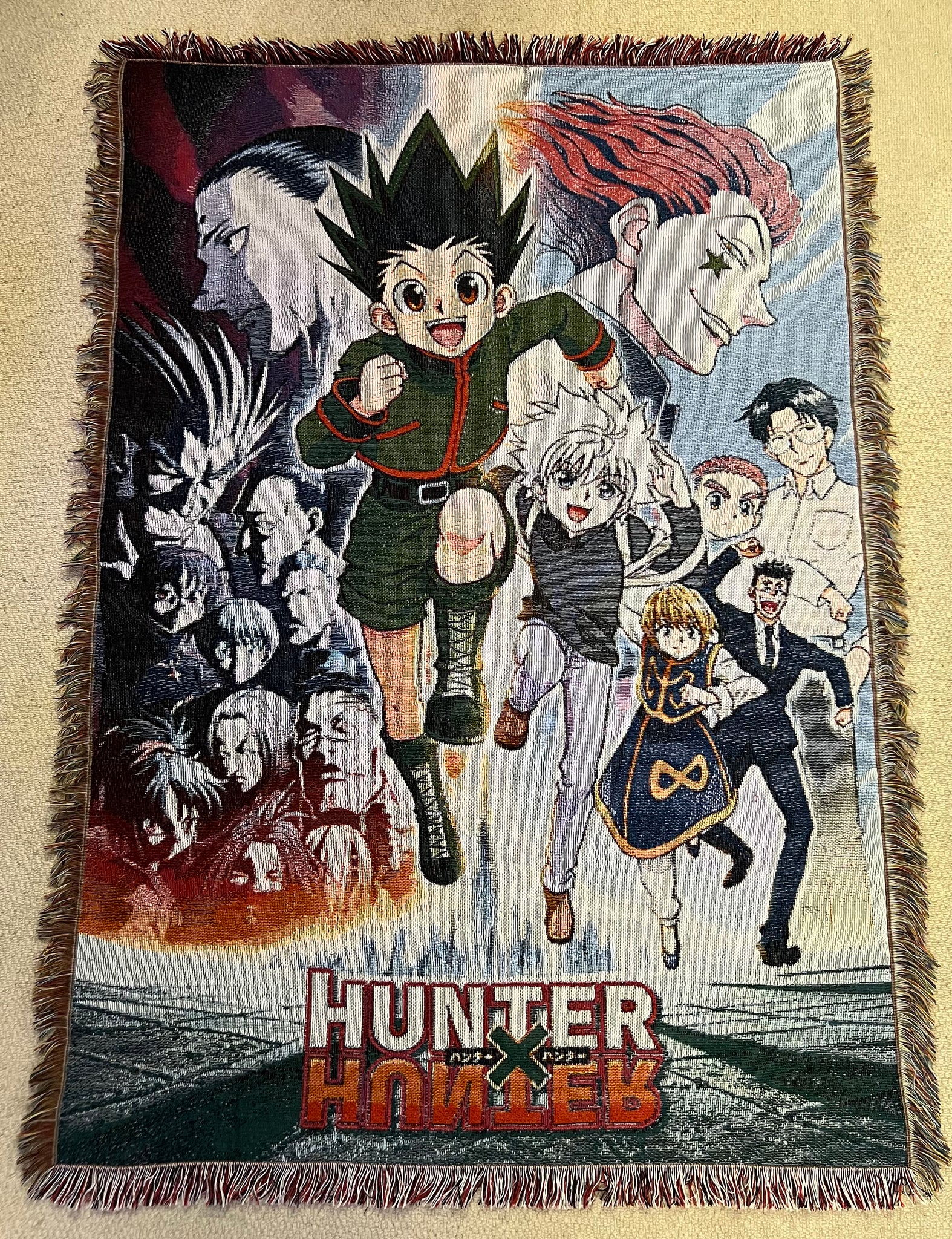 Hunter x Hunter Tapestry Blanket Eyes of Akuma