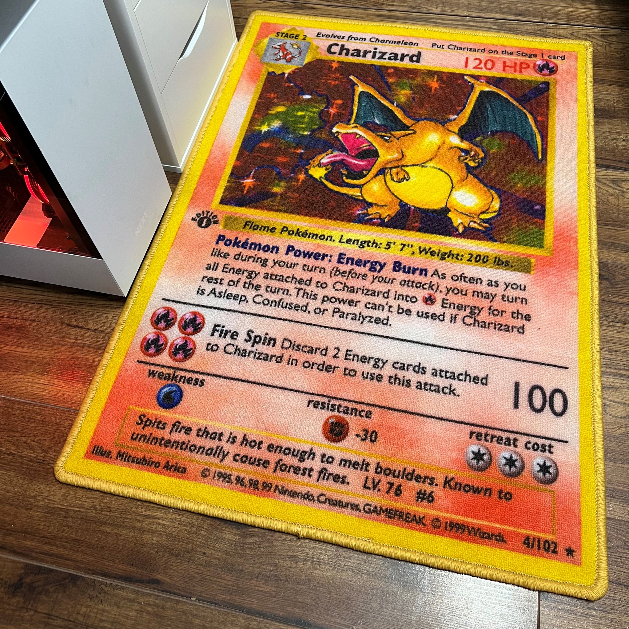 Pokemon - Charizard Printed Rug Eyes of Akuma Pokemon - Charizard Printed Rug Eyes of Akuma