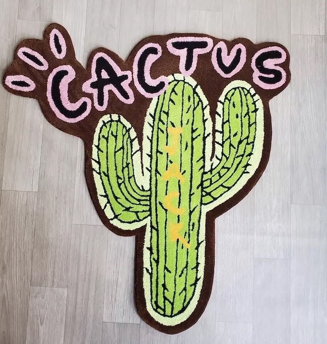 CACTUS ARCHES RUG travis scott 新品 Travis Scott X Murakami Cactus Jack Inspired Flower Rug | eBay