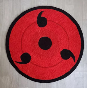 Naruto Sharingan Hand-Tufted Rug