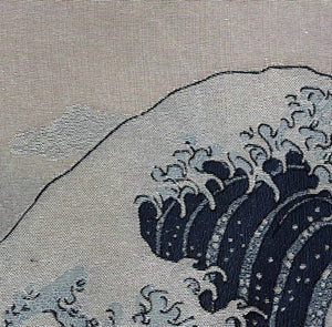 The Great Wave off Kanagawa Tapestry Blanket