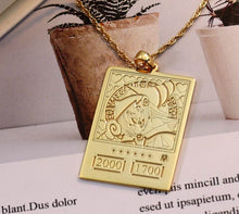 Load image into Gallery viewer, Gold/ Silver Dark Magician Girl Pendant &amp; Chain
